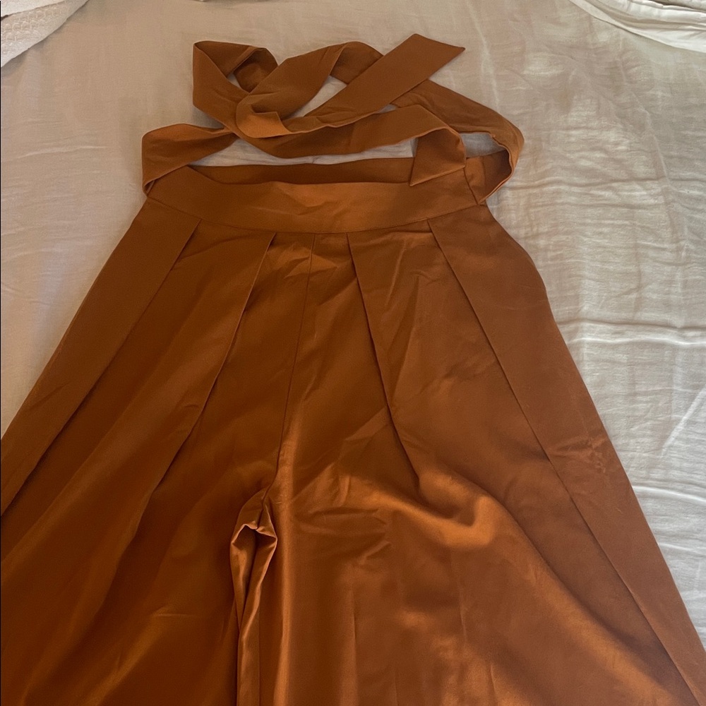 Flying Tomato Rust Wide Leg pants